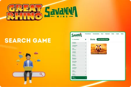 Great Rhino Savanna find game