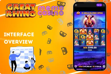 Memo Casino Great Rhino Game Overview